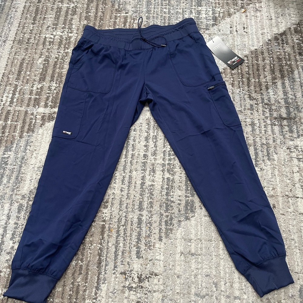 Womens Navy Blue Greys Anatomy scrub bottoms